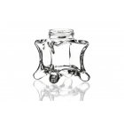 212ml flint glass Oskar jar with a twist-off lid, perfect for storing chutney, pickles, homemade jams, and preserves. Available in low quantities or bulk wholesale - this premium four legged jar offer class and style to any creation.
