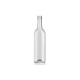 750ml flint Bordeaux glass wine bottle with a screw lid, perfect for juices, water, soft drinks, wine, and ginger wine. Stylish and durable design for versatile use