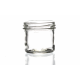 125ml flint Bonta glass jar takes a 66mm twist-off lid, round design perfect for preserves, chutney, and jams