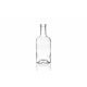 500ml glass Nero spirit bottle with a cork stopper, ideal for homemade gins, liquors, oils, spirits, dressings, and sauces. Stylish and versatile design
