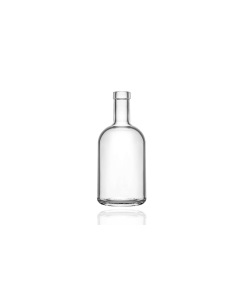 700ml glass Apollo spirit bottle with a cork, perfect for premium spirits, liqueurs, and homemade gins, vodka, and whiskey. Elegant and high-quality design