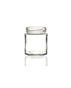 Our unique 190ml panelled jar with twist off lid is available to buy in low quantities as well as bulk wholesale units. This round jam jar is the perfect glass container, it can be used for all types of preserving and canning recipes.