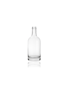 500ml flint Spirit Honorius glass bottle with GPI finish, reusable and airtight, ideal for homemade gins, liquors, oils, spirits, and dressing sauces. Elegant and versatile design